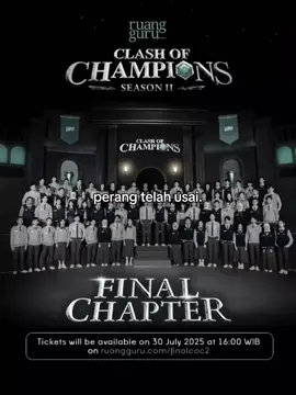perang telah usai?? tinggal hitungan hari aja ya 🙂🥹 #cocseason2 #cocs2 #ruangguru #usai #clasofchampions 