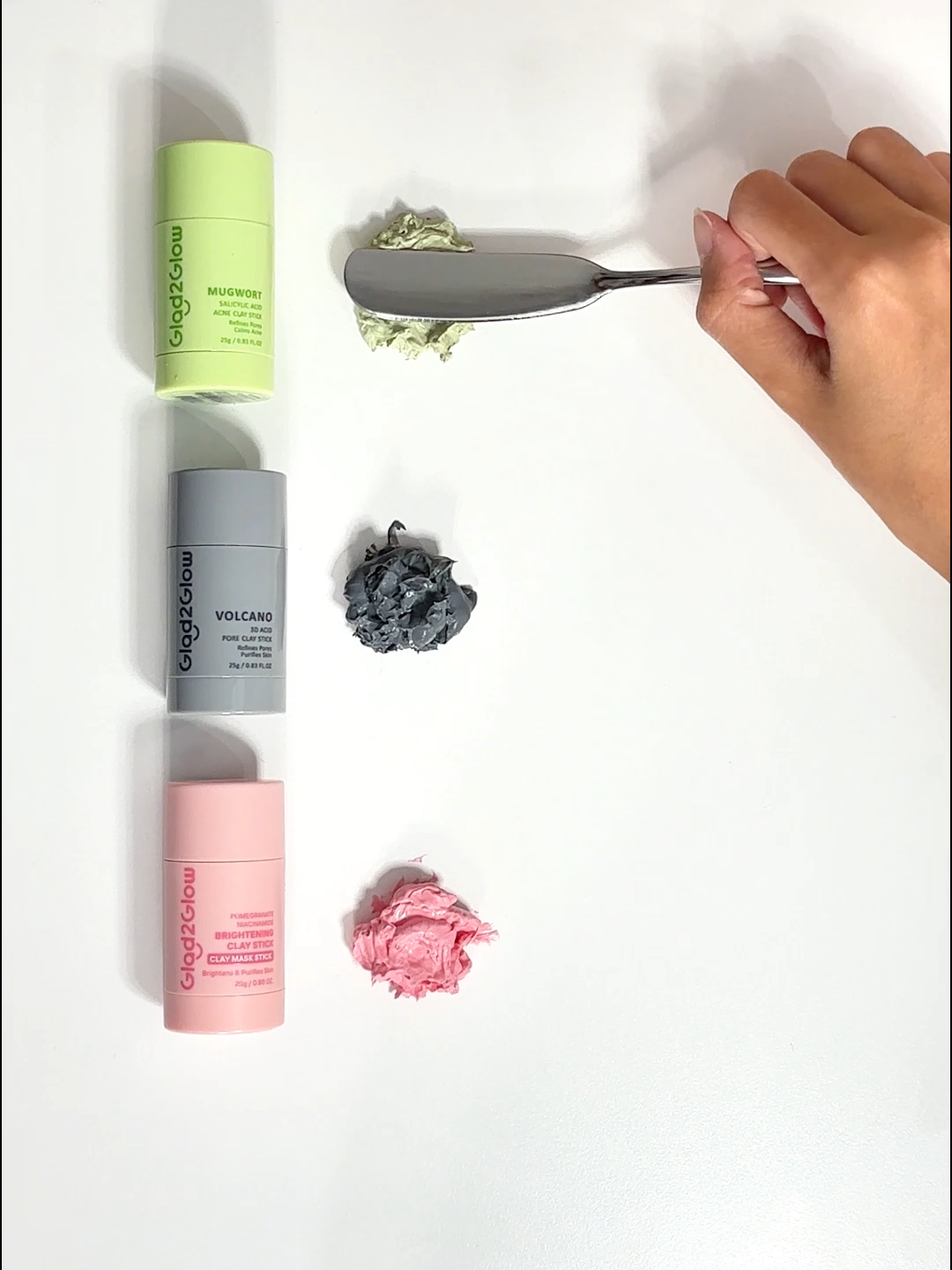 📢❗🚨MISSED THE LAST PROMO? NOW ITS BACK!📢❗🚨 🌋 Volcano Clay Stick – Shrinks and tightens pores 🌿 Mugwort Clay Stick – Targets breakouts and calms skin 🍎 Pomegranate Clay Stick – Brightens dullness and evens tone This easy-to-use stick format makes masking mess-free and fun! Perfect for all skin types! 🛒 Don’t miss out! grab all 3 during our PAYDAY SALE Live PROMO and checkout while stocks last! #Glad2Glow #Glad2Glowph #G2G #acneprone #beauty #volcanoclaystick #claymask #pomegranatestick #mugwortclaystick #pinkmask #skincare #glowingskin #pore #acne #antiacne