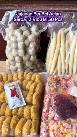 cemilan sunda viral serba 13 ribuan #promomakanmerdeka #cipuk #cipak #cilok #cireng 