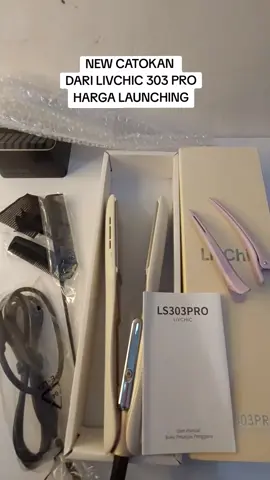 akhirnya nemu catokan yg plat nya lebar cocok untuk kaum satset buru buru rambut tebel + ngembang, numpung hrg masih prmo launching lgsg beli, ini murah banget si 🤣dpt free jepitan ungu besar lucuuuk + sisir #livchic #livchicls303pro #catokanrambut #catokanrambutngembang #catokanplatlebar 