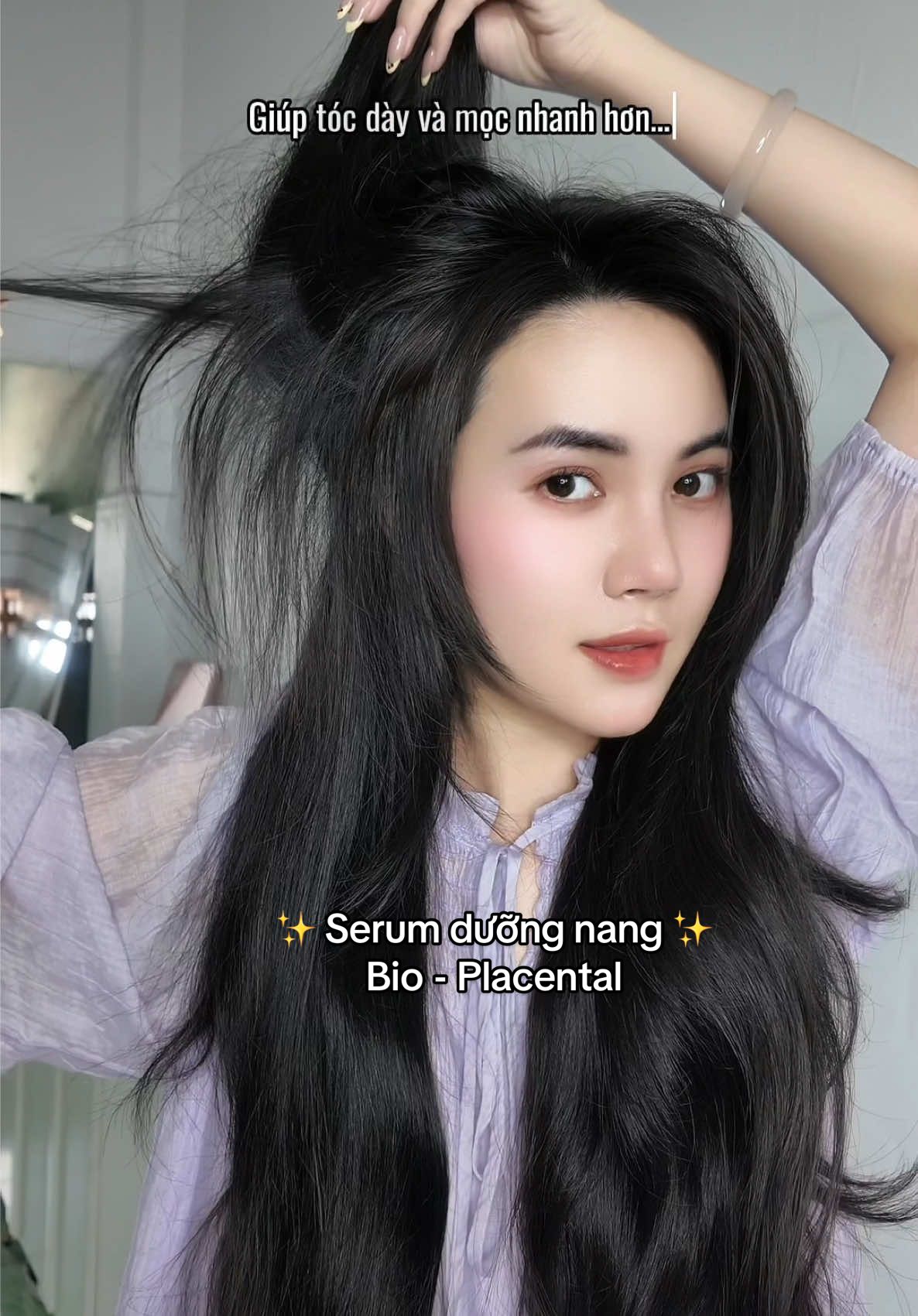 Khi nang tóc khỏe – tóc mọc nhanh, dày và chắc hơn 💆‍♀️💖 Serum này tập trung phục hồi nang tóc yếu, giúp tóc mới mọc chắc khỏe hơn nè #serumduongnangtoc #hairtok #hairtips #hair #haircare 