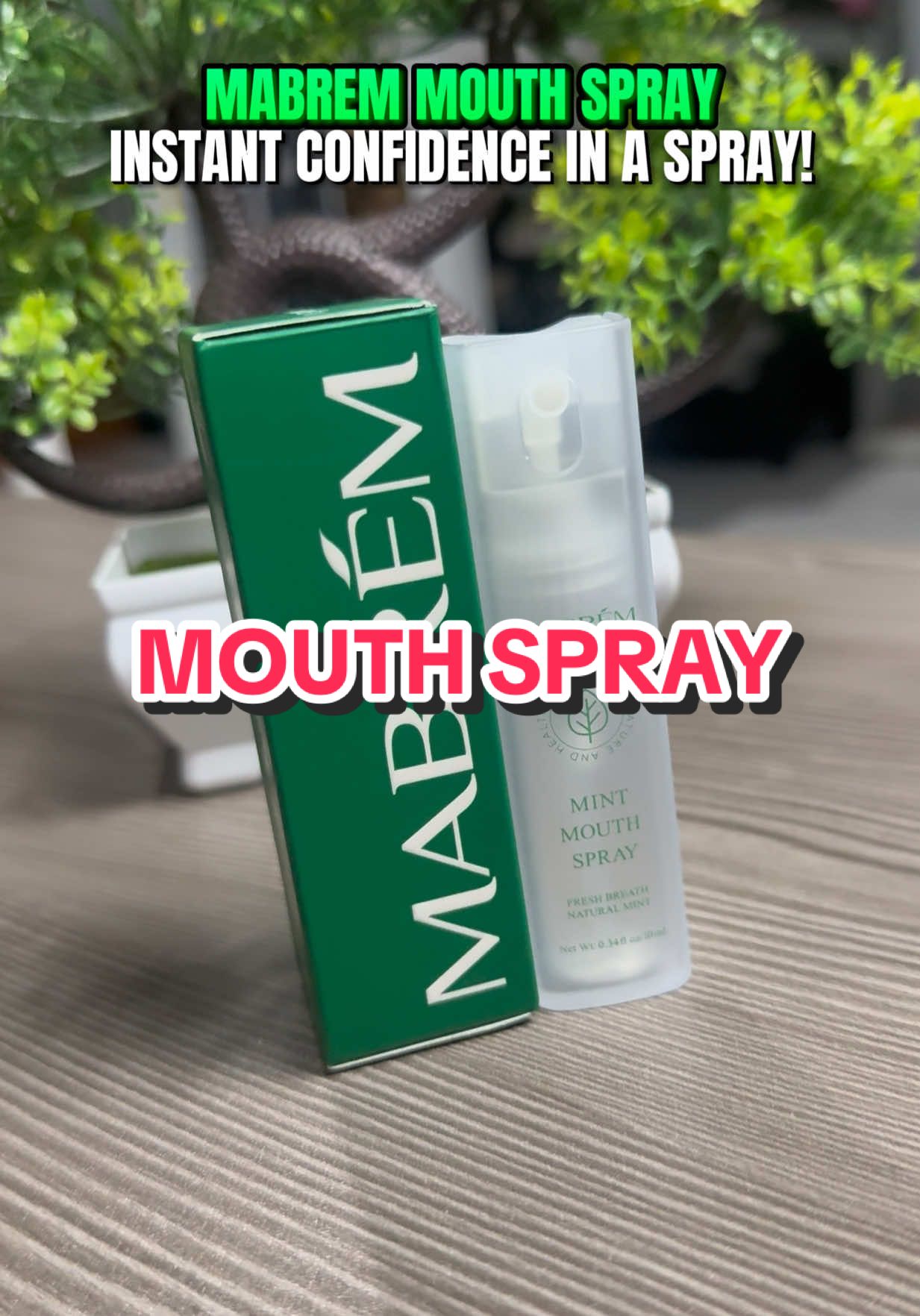 Mabrem Mint Mouth Spray #mouthspray  #freshbreath  #stayfresh  #SelfCare  #fyp 