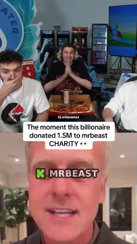 The moment this billionaire donated 1.5M to mrbeast CHARITY 👀 #mrbeast #adinross 