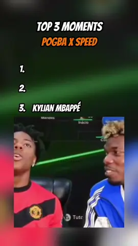 TOP 3 MOMENTS POGBA X SPEED ⚽️🤣 #top3 #drole #pogba #ishowspeedclipz 