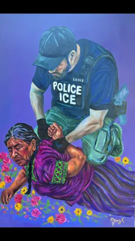 El arte expresa lo que las palabras no pueden 👨‍🎨 #arte #inmigrant #ice@Carlos_Eduardo_Espina  @Carlos Eduardo Espina Fans 