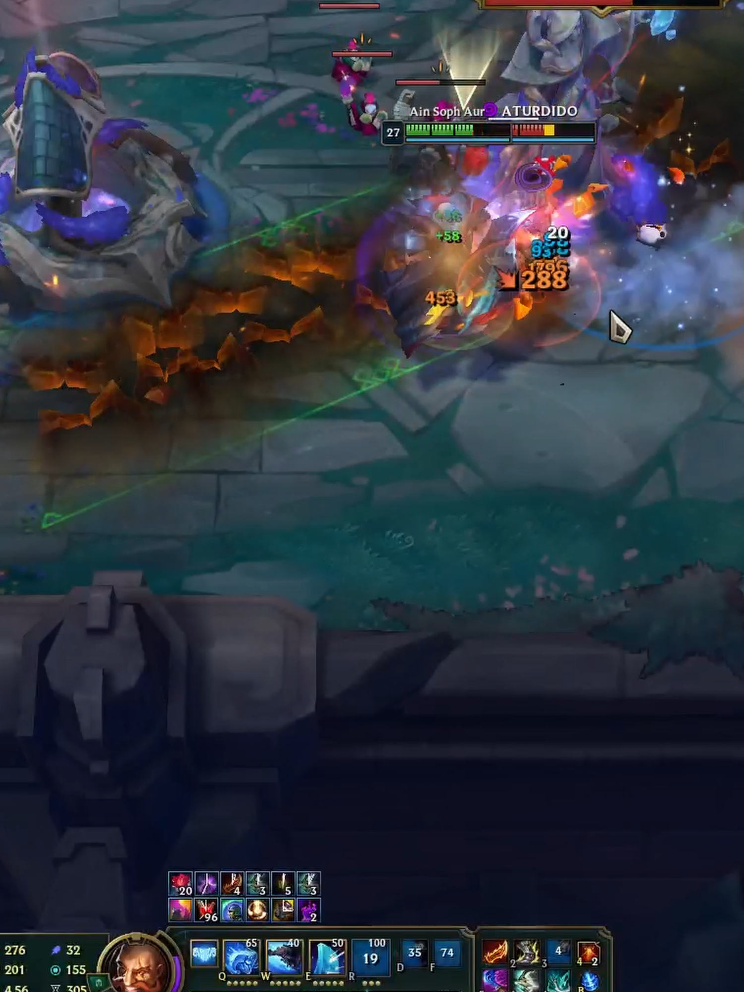 Poncho es un champ de lol en urf #leagueoflegends #moba #support #braum #urf #paratii #fyp