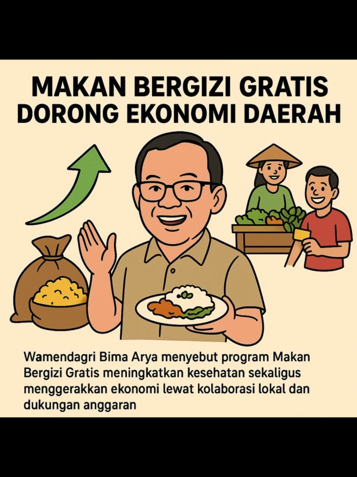 Sehat untuk rakyat, bergerak untuk ekonomi lokal!
