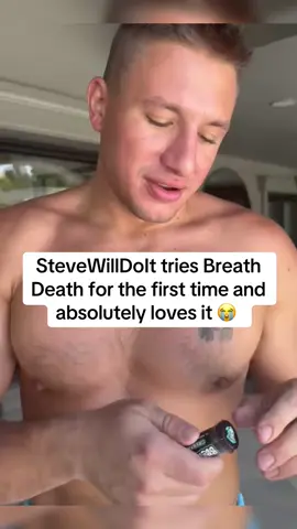 Steve will do it tries breath death for the first time #stevewilldoit #breathdeath #mints #foryou #viral 