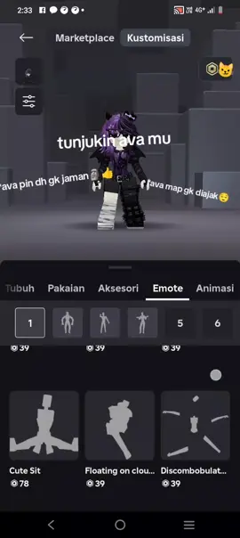 ayoo tunjukin 👍#robloxedit#tiktok#avatar  #gksukaskip📵 spam? banned😍