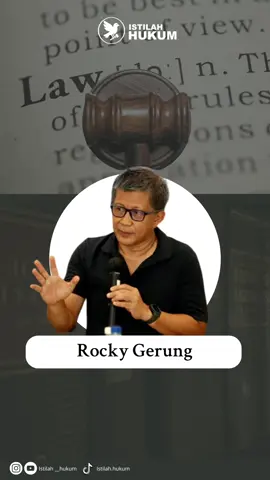 Hukum adalah Kemapuan Berfikir tentang keadilan  #belajarhukum #ilmuhukum #hukumindonesia #rockygerung #filsafathukum 