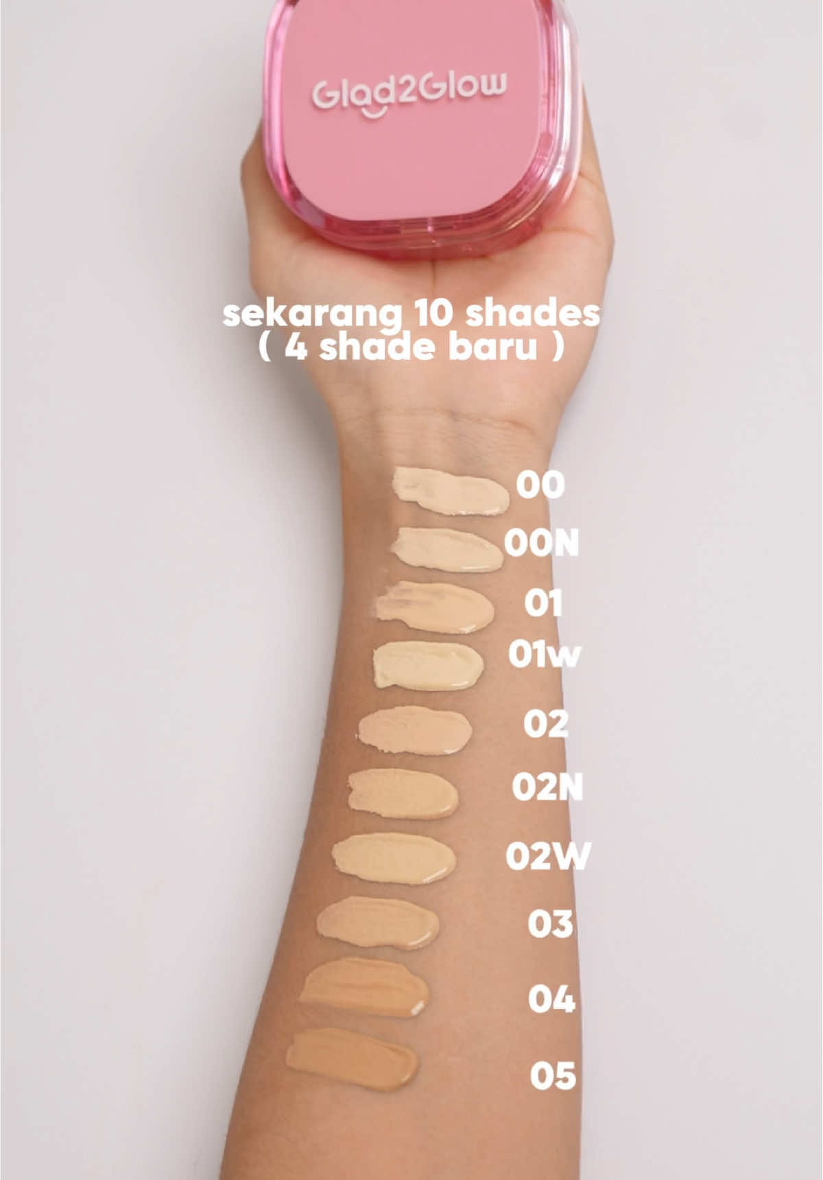 From fair to deep, the cushion now comes in 10 shades with 4 fresh additions designed for the beauty of Malaysian skin tones 🌟💗 #myskincare #skincareMalaysia #g2gmalaysia #gladtoglowmalaysia #skincareviral 