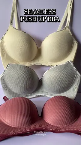 Buti nalang nakita ko tong pang MALAKASAN na push up bra Ang Tagal ko ng Naghahanap ng Ganitong kaganda at ka quality!!🥰😍 #seamlesspushupbra #pushupbra #braforwomen #bra #foryou 