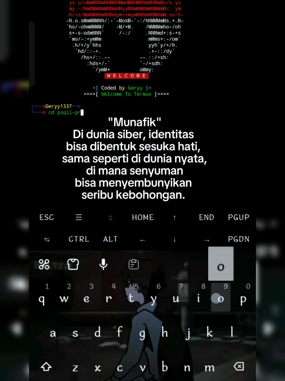 Topeng di dunia maya sama berbahayanya dengan di dunia nyata. Jangan tertipu oleh tampilan, karena kebenaran jarang terlihat di permukaan.🎭#CyberAwareness #creatorsearchinsights #CyberSecurity #BugHunter 