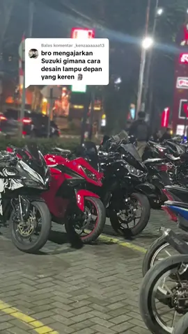 Membalas @_kenzaaaaaa13 udh gini boleh jejer sm 250? #suzukigsxr #gsxr150 