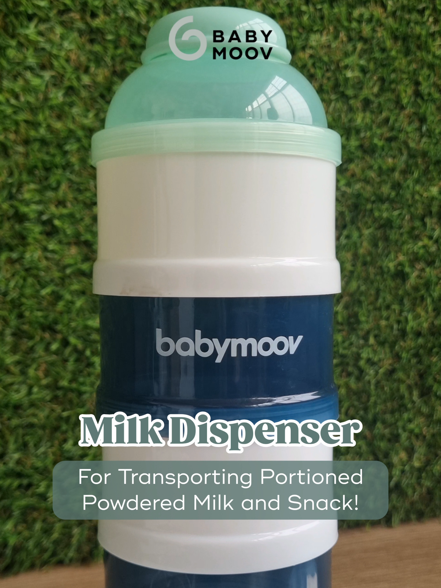 Milk Dispenser adalah wadah penyimpanan susu bubuk ataupun camilan si Kecil yang terbuat dari Polypropylene yang BPA Free. Milk Dispenser hadir dengan 4 wadah tingkat yang dapat dibongkar-pasang dan digunakan di setiap tingkatannya. Selain hemat tempat dengan kapasitas 4 tingkatannya, Milk Dispenser dapat memudahkan Parents untuk menuangkan susu atau camilan pada lubang yang terdapat di atasnya. #BabymoovIndonesia #MilkDispenser #MealTimeMoreFun #BPAFree #WadahMPASI #SolutionsDesignedforLife