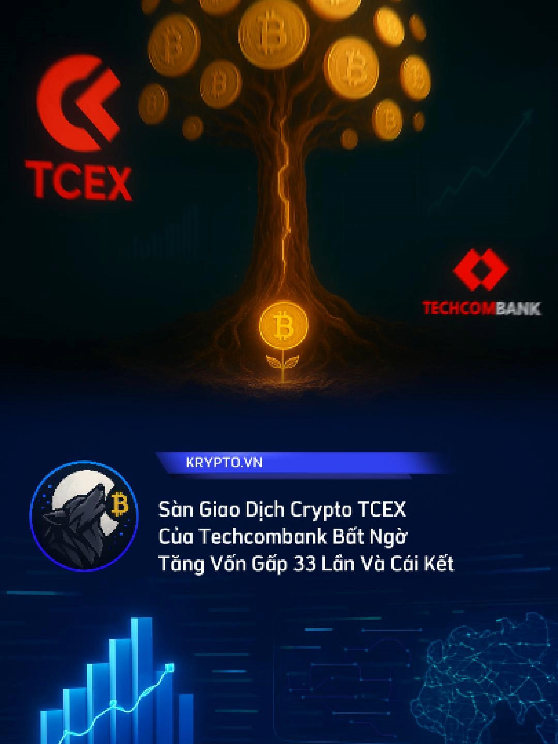 Sàn Giao Dịch Crypto TCEX Của Techcombank Bất Ngờ Tăng Vốn Gấp 33 Lần Và Cái Kết #krypto #crypto #tienao #tienmahoa #techcombank #bitcoin #solana #bnb #xrp #eth #xuhuong