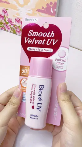 Sữa chống nắng màng nhung Bioré #Biorevelvet #bioreUV 