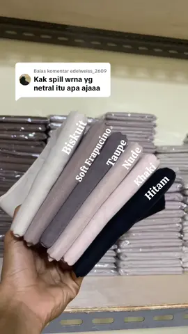 Membalas @edelweiss_2609 warna Netral 6pcs#parisjadul #hijab #fyp 
