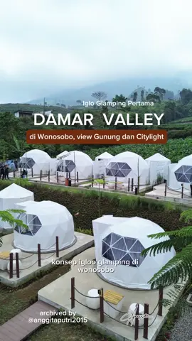 Cobain yokk glamping di tempat secantik dan seunik ini, viewnya juara, ditambah room facilities and amenitiesnya oke banget @Glamping Geodesic Wonosobo  #nexentertainment #nexdamarvalley 