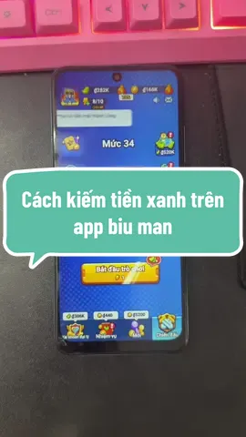 Biu man cách kiếm tiền xanh #biuman #kiemtienonline #kiemtien  #appkiemtienonline #fypシ゚ 