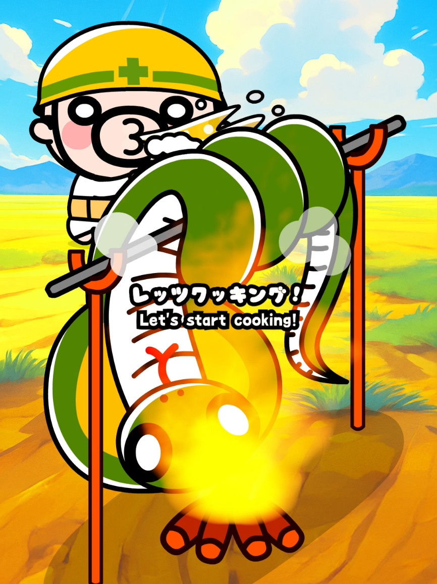 @alchreに返信 🔥🐍コブラの次は何を焼く？　#cooking #snake #cobra #wildanimals #bbq 