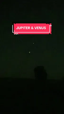 Jupiter & Venus Together in The East through large Telescope! #Astronomy #TikTokLearningCampaign #jupiter #venut #planetaryalignment 