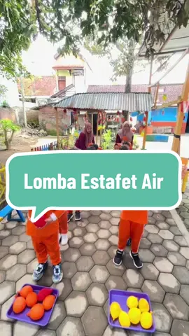 Lomba estafet balon air #kemerdekaanindonesia🇮🇩 #lomba17agustus #tamankanakkanak #paud 