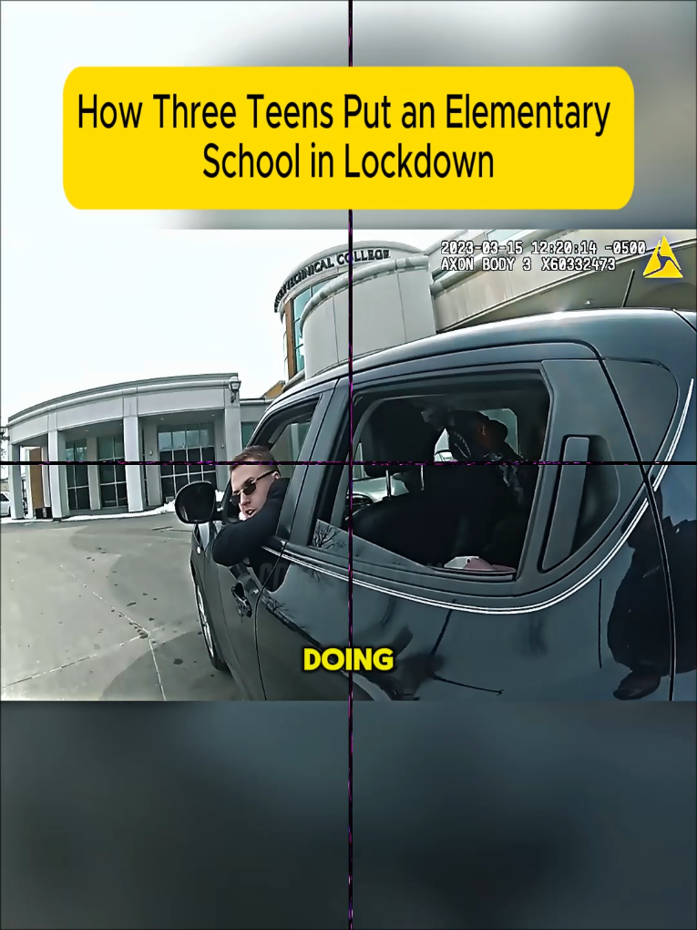 How Three Teens Put an Elementary School in Lockdown #cops #copsoftiktok 