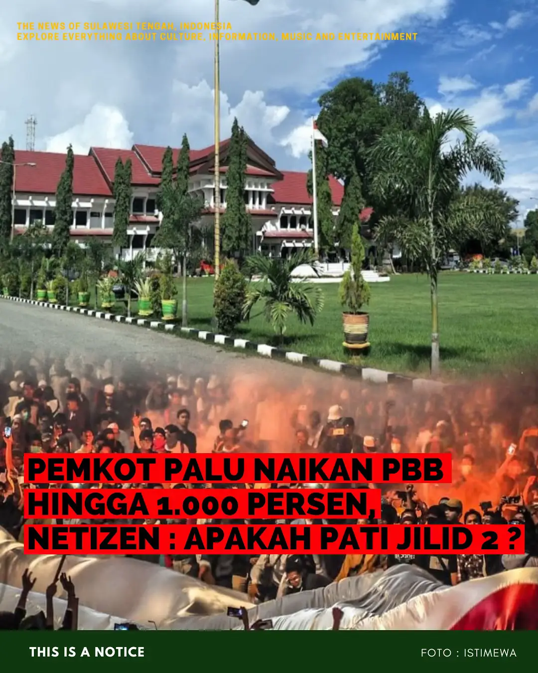 Pemerintah Kota Palu mengakui adanya perubahan Nilai Jual Objek Pajak (NJOP) di beberapa wilayah Kota Palu, Provinsi Sulawesi Tengah. Pengakuan ini setelah banyaknya keluhan warga Palu tentang kenaikan Pajak Bumi dan Bangunan (PBB). “Kenaikan NJOP, tapi itu pasti mempengaruhi pembayaran Pajak Bumi dan Bangunan (PBB),” kata Wakil Wali Kota Palu Imelda Liliana di Palu, Kamis (14/8/2025). Imelda menyatakan pemutakhiran data itu sesuai dengan Undang-Undang. Lanjut dia, ada keuntungan yang didapat masyarakat ketikan NJOP itu naik. “Kami akan berkumpul kembali dengan Badan Pendapatan Daerah (Bapenda), wilayah mana saja yang datanya sudah berubah,” katanya. Petugas yang melayani warga yang membayar Pajak Bumi dan Bangunan (PBB) di loket bergerak di Kantor Kelurahan Ujuna, Palu, Selatan, Palu, Sulawesi Tengah. -    Menurutnya, Pemkot memiliki pertimbangan terkait perubahan NJOP itu. Dia mencontohkan, perubahan itu misalnya dari awalnya lahan kosong, saat ini sudah memiliki bangunan di atas lahan tersebut. Atau misalnya, dari bentuk bangunan yang awalnya hanya satu lantai, kini menjadi beberapa lantai bahkan menjadi tempat usaha. Sebelumnya, keluhan kenaikan Pajak Bumi dan Bangunan (PBB) banyak disampaikan masyarakat Kota Palu melalui media sosial. Kenaikan pembayaran PBB itu disebabkan oleh naiknya NJOP. Beberapa warga melampirkan foto tagihan PBB yang awalnya membayar di Tahun 2024 sebesar Rp531 ribu, kemudian naik di tahun 2025 menjadi Rp5,1 juta. Ada pula yang membayar PBB senilai Rp499 ribu, lalu berangkat menjadi Rp2,5 juta. #thisispalu