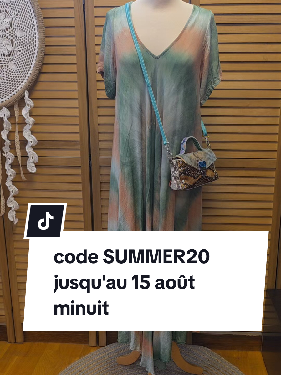 Profitez de -20% sur tout notre site y compris sur les articles dans notre catégorie promo/déstockage avec le code SUMMER20 jusqu'à vendredi 15 août minuit 🏃‍♀️🏃‍♀️ #dresscodegap #codepromo #pourtoi #vetementsfemmes #grandetaille 