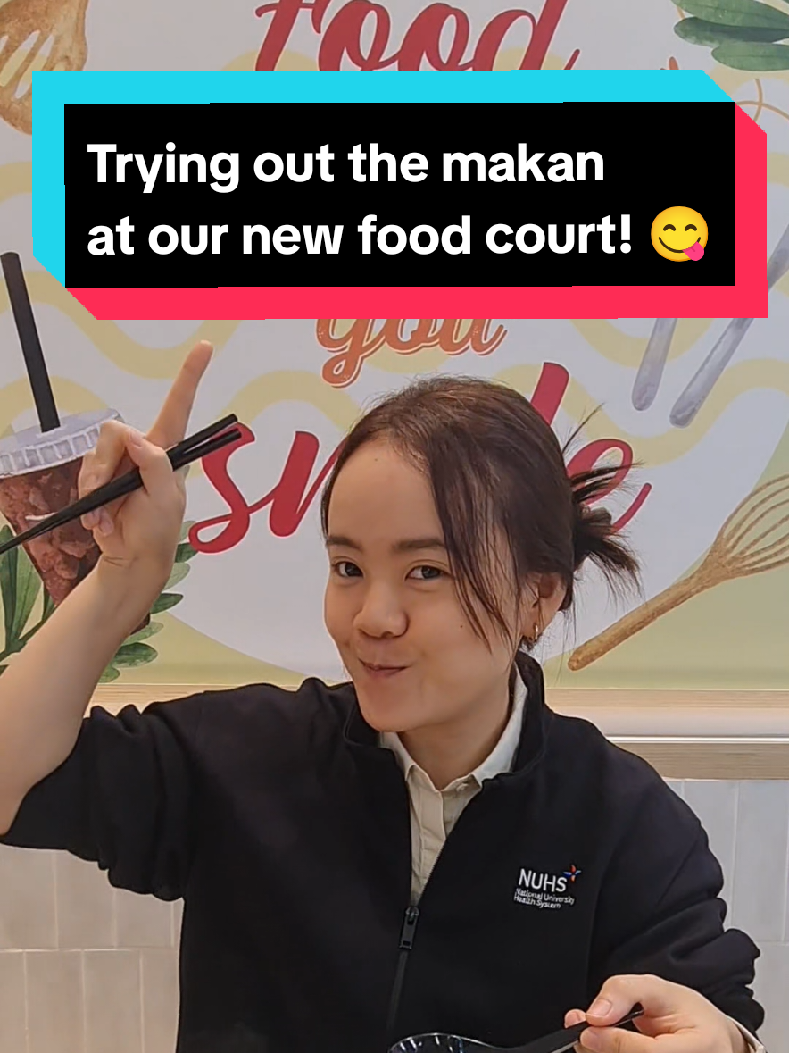 Stop scrolling. Start drooling! 🍜✨ Our colleagues from the Allied Health Office went on a makan tour at our new food court to give you the 'scoop' on what’s worth trying! Don’t say bojio ah! 😋 Made by Allied Health Office. 📍Fork & Spoon @ Ng Teng Fong General Hospital, Tower B, Level 2 #FoodieSG #FoodieTok #FoodieAdventures #TasteTest #EatWithUs 