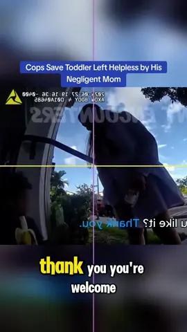 Cops Save Toddler Left Helpless by His Negligent Mom #cops #copsoftiktok 