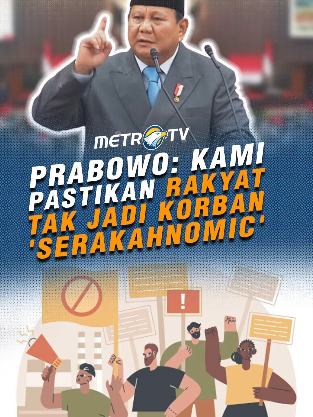 Presiden Prabowo Subianto soroti isu 'serakahnomics' dalam pidato kenegaraannya. Istilah ini untuk menggambarkan praktik keserakahan ekonomi oleh segelintir elit atau pengusaha yang memanipulasi kekayaan negara demi keuntungan pribadi. #tiktokberita #metrotv #beritaterkini #viral #fyp #prabowosubianto #SidangtahunanMPR #serakahnomics #pidatoprabowo #ekonomi