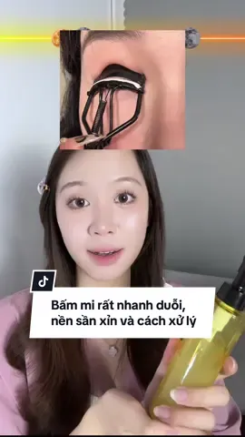 Bấm mi rất nhanh duỗi, nền mau sần xỉn và cách xử lý ✨ #janehere #janehereofficial #makeup #makeuptutorial #attenir 