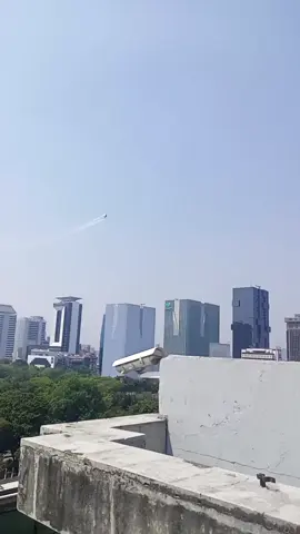 F16 Suaranya itu loh renyah sekali😁 #jakarta #hutri #f16 #hawk #fyp 