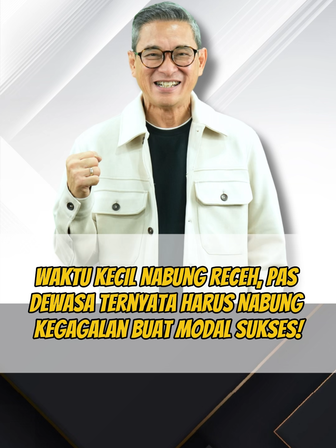 Waktu kecil kita diajarin nabung receh di celengan. Waktu dewasa? Ternyata yang harus ditabung bukan cuma uang, tapi juga kegagalan. Karena setiap gagal itu bukan akhir, tapi modal untuk sukses yang lebih besar. Semakin banyak kegagalan yang kamu lewati, semakin siap kamu menghadapi peluang besar. Jangan takut gagal… yang harus ditakutin itu kalau kamu nggak pernah mencoba. #inspiration #sukses #bisnistrip #viral #serunyabelajar #success #salestips #jamesgwee #motivasi #china #mindset #sales