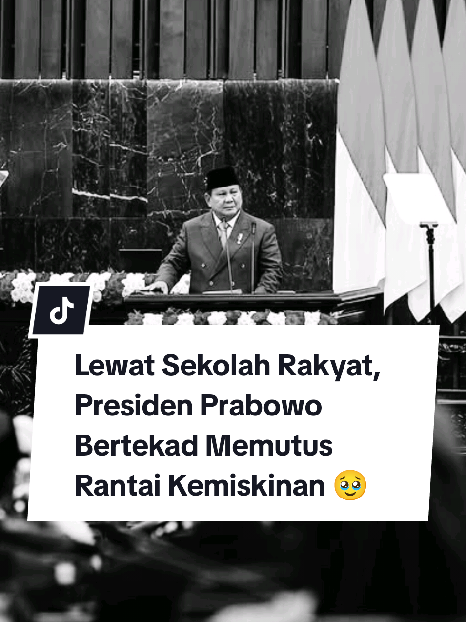 Presiden Prabowo Subianto mengumumkan pemerintah telah membangun dan membuka 100 Sekolah Rakyat sebagai langkah memutus rantai kemiskinan absolut di Indonesia.  pun tumbuh, memberi peluang bagi anak-anak bangsa untuk mengubah masa depannya 🥹❤ #PrabowoSubianto #PresidenKhatulistiwa #PrabowoPapaDunia #SekolahRakyat  #creatorsearchinsights 