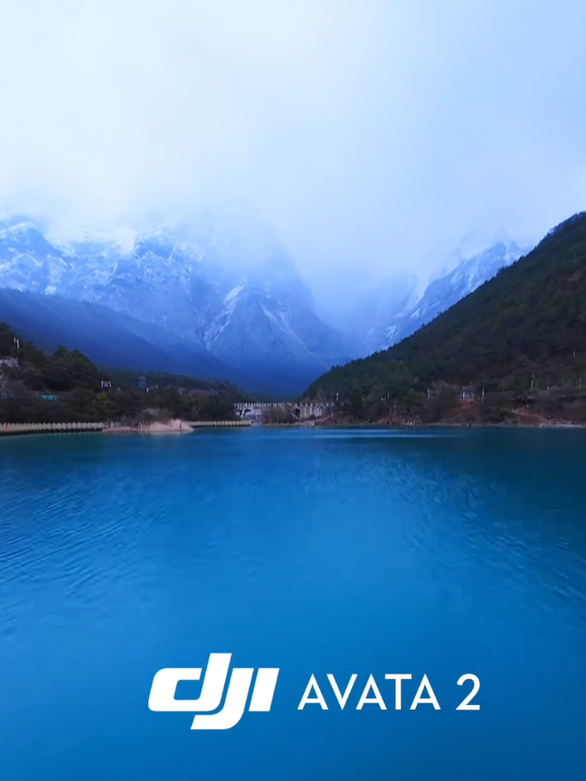 Gliding over lakes, soaring through mountains — freedom in your hands. #Avata2 #DroneView #natureescape 