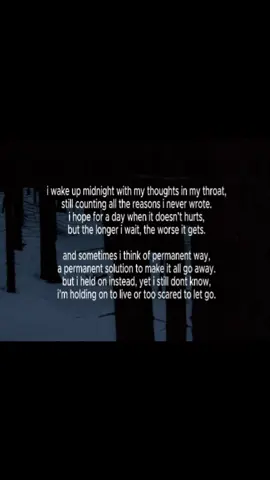 to let go #poet #poetry #winter #depression #real 