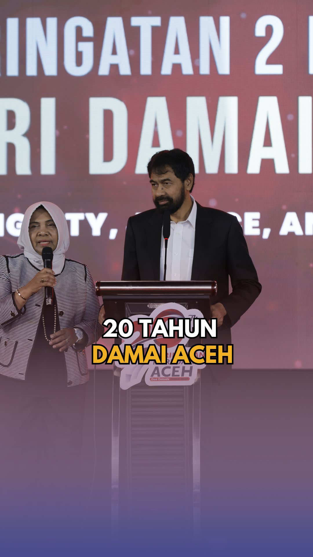 Pidato 20 Tahun Perdamaian Aceh. #gubernuraceh #panglima #mualem #gubernur #aceh 