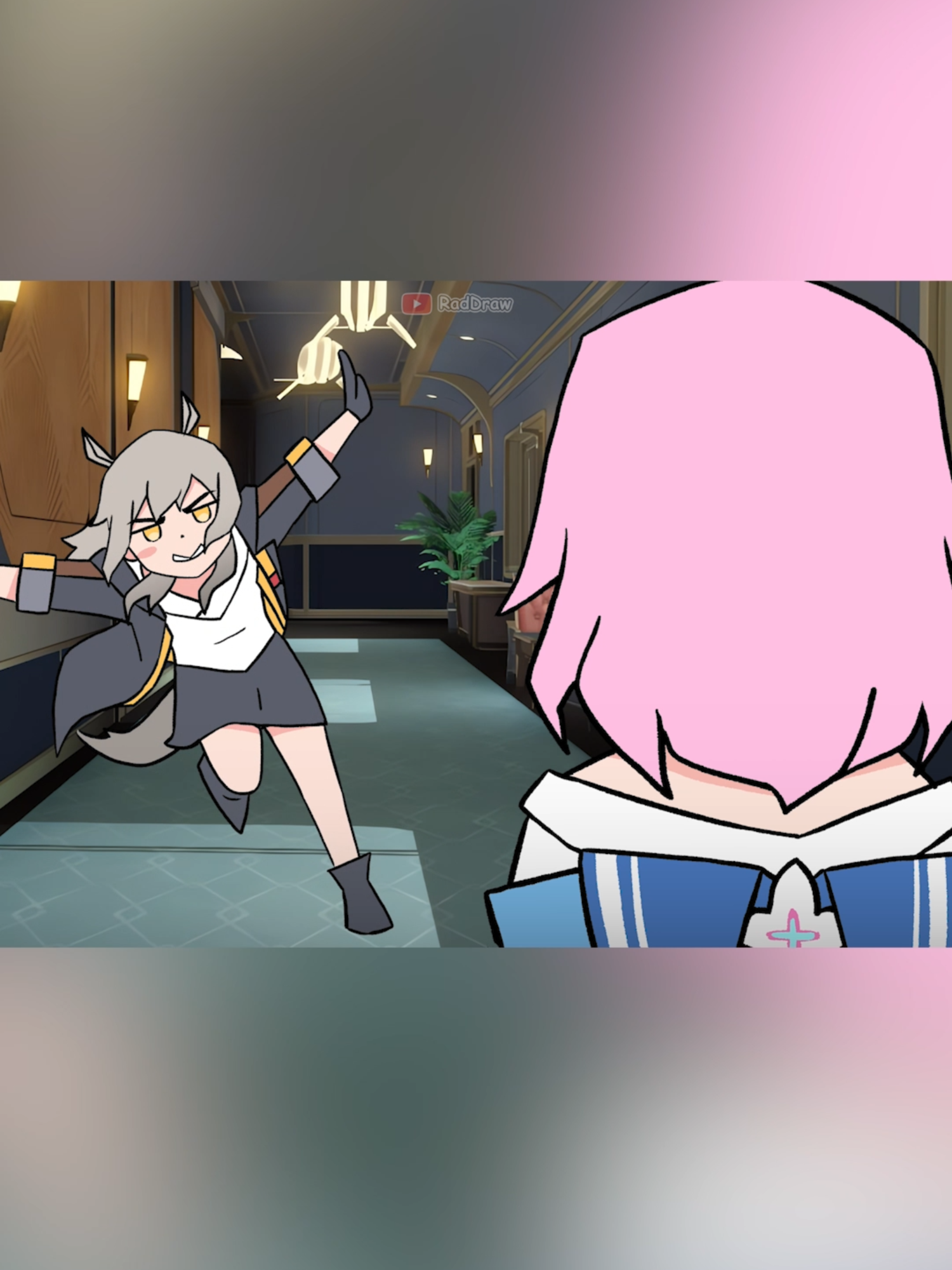 Stelle Bakushin Attack!  #HonkaiStarRail #hsrcreators #hsrfanart #hsrmeme #umamusume #bakushin #oguricap #parody