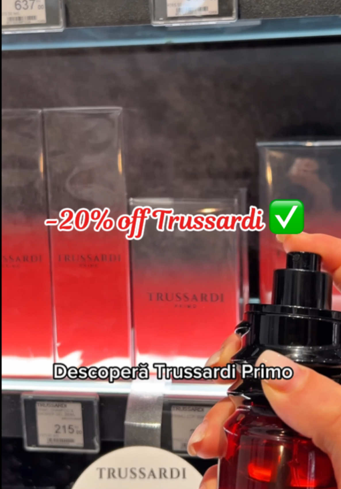 🔥 -20% la gama Trussardi 🖤 Cumpără de min. 350 lei până pe 31.08✨online & în magazine ✨ @geooclr 