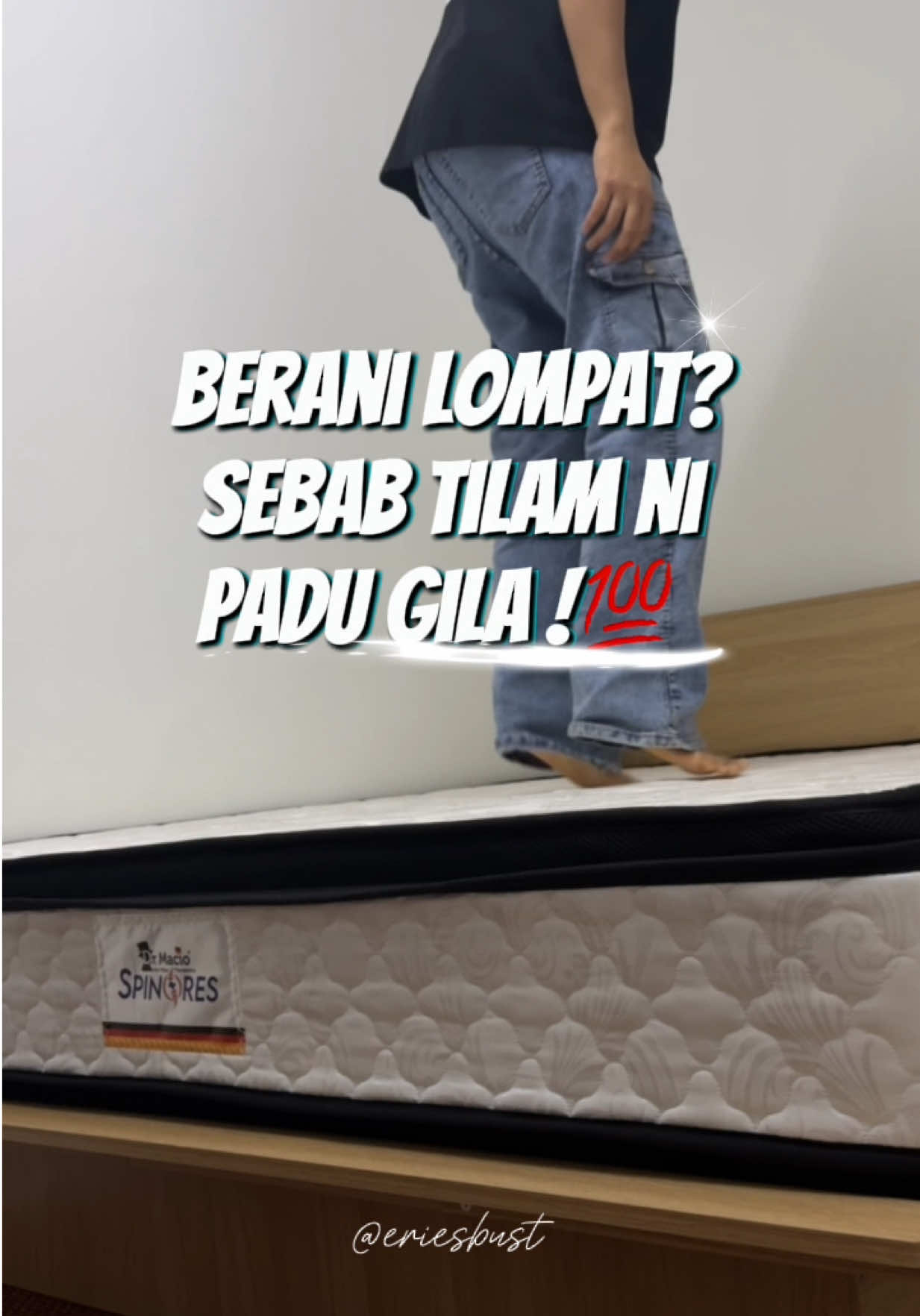 Tilam ni bukan sekadar empuk! Dia jaga tulang belakang korang juga! 💤 #tilamdrmacio #chiropracticsupport #tilamselesa #roommakeover #tidurselesa 