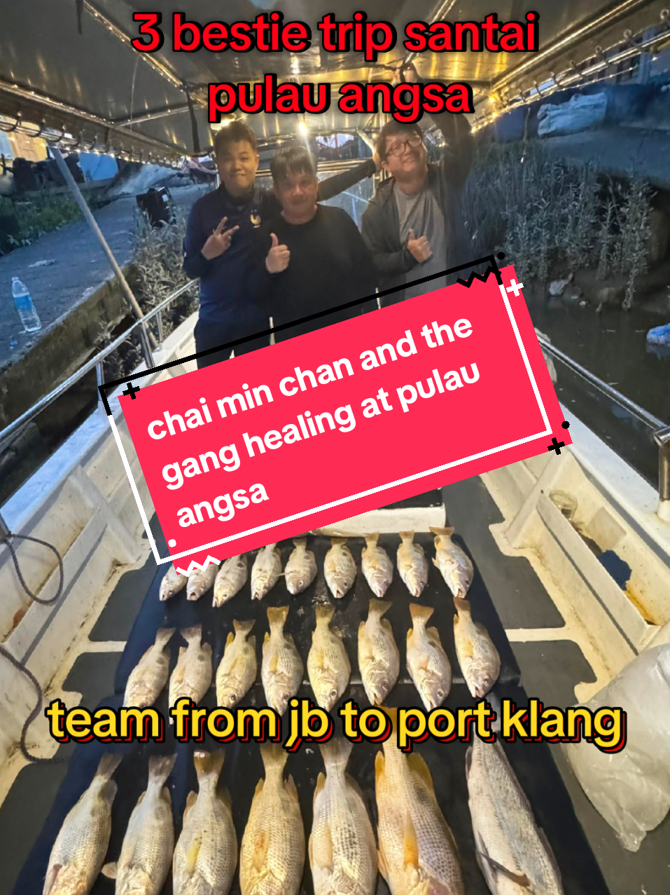 07/08/25 trip santai pulau angsa bersama team chai and bestie.... thank you for support guys ... nak mancing santai chill Dan lepak bersama orang tersayang boleh Dering no yang tertera di bio geng!!! #wildnavigatorfishing #fyp #pulauangsa #reels #malaysia 