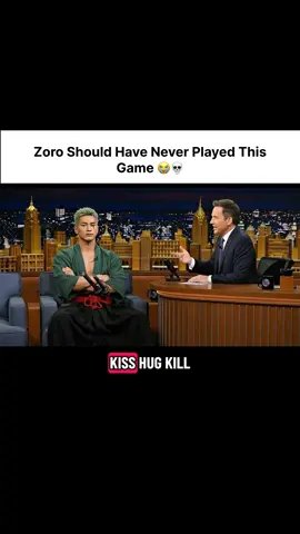 Who let Zoro play Kiss, Hug, Kill? 😭💀 #zoro #roronoazoro #onepiece #veo3 #animeedits 