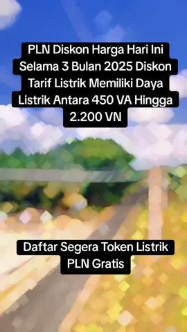 PLN Lagi Bagi-bagi Token Listrik Gratis Untuk Seluruh Rakyat Indonesia Daftarkan Segera PROGRAM TERBARU PT PLN PERSERO DAFTAR DAN DAPATKAN TOKEN LISTRIK GRATIS#pln#pln_indonesia#viral#viraltiktok#plngratis2025