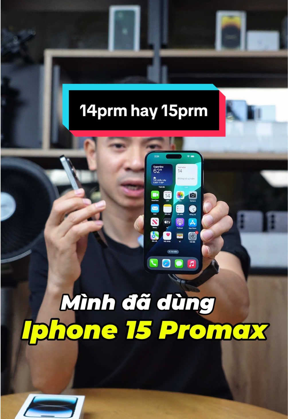 So sánh Iphone 15 ProMax và 14 ProMax  #sieuthismartphone #smartphone #iphone15promax #14promax 