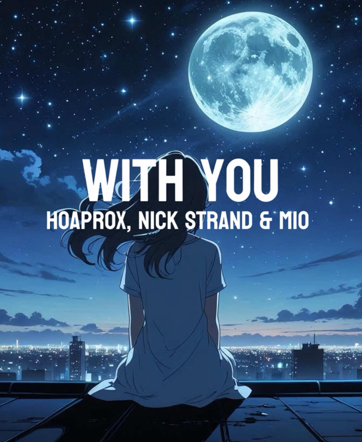 Nightcore - With You (Ngẫu Hứng) | Hoaprox, Nick Strand & Mio (lyrics) #nightcore #Love #edm #lyrics #fyp 