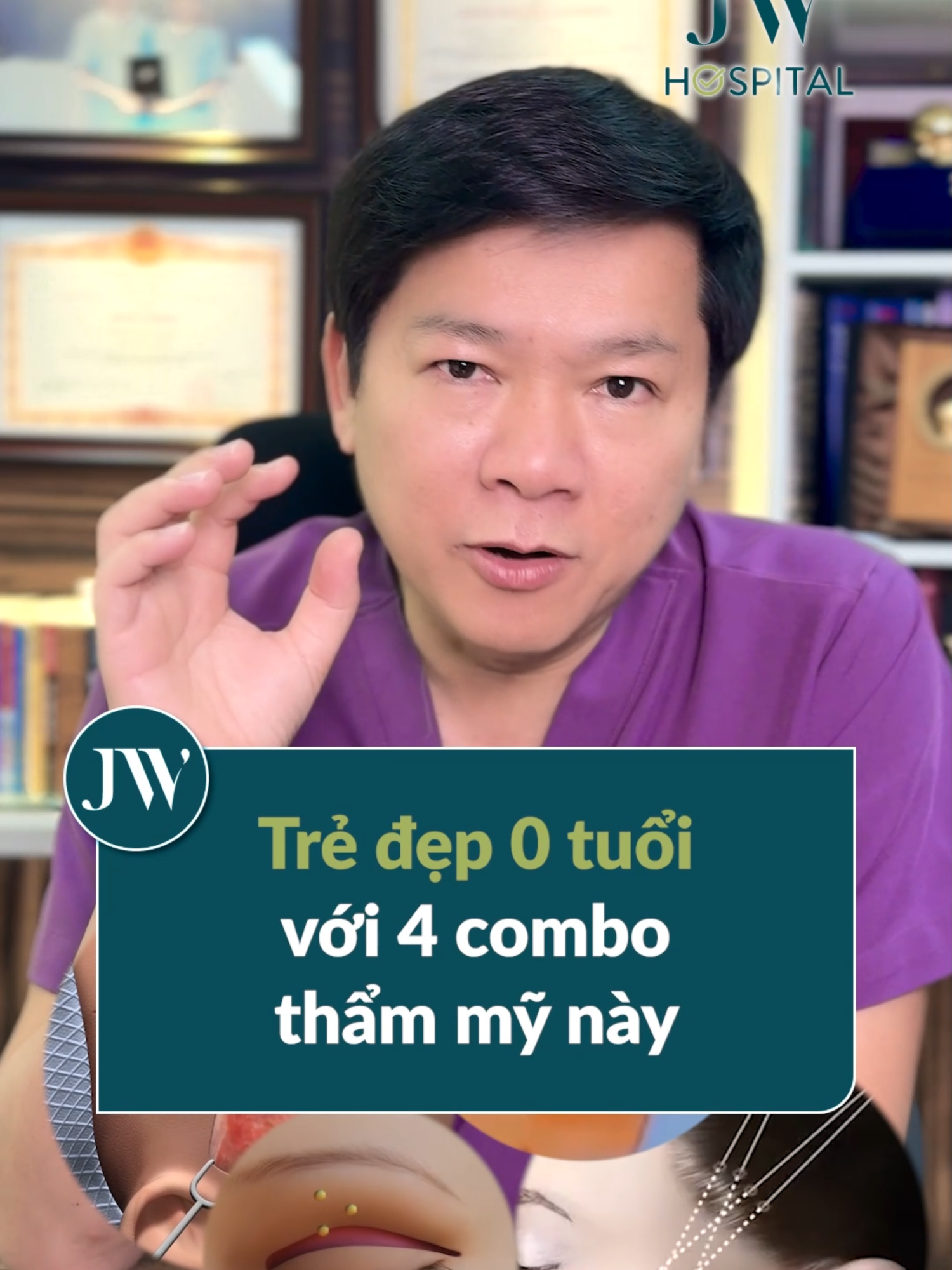 Bác sĩ Tú Dung chính thức công bố TOP 4 COMBO TRẺ 0 TUỔI không đau, không sẹo cho chị em U50 - U80 #bacsiTuDung #benhvienJW #bacsiTuDungbenhvienJW #xuhuong #trehoa #midface #cangdamat
