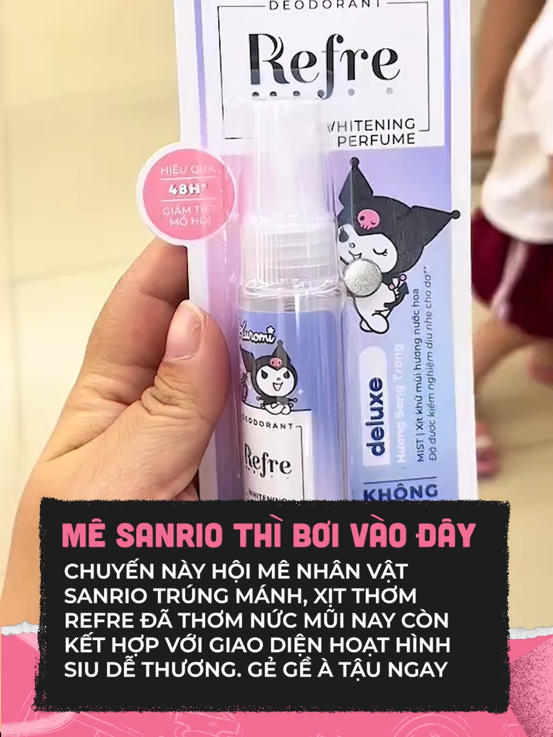 mê kuromi thì bơi vô đây liền cho tui #clmedia #clbeauty #celebnetwork #BeautyTok #trending #beauty #personalcare #bodycare #skincareroutine #skincare #hot